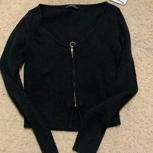 SHEIN o ring rib knit cardigan